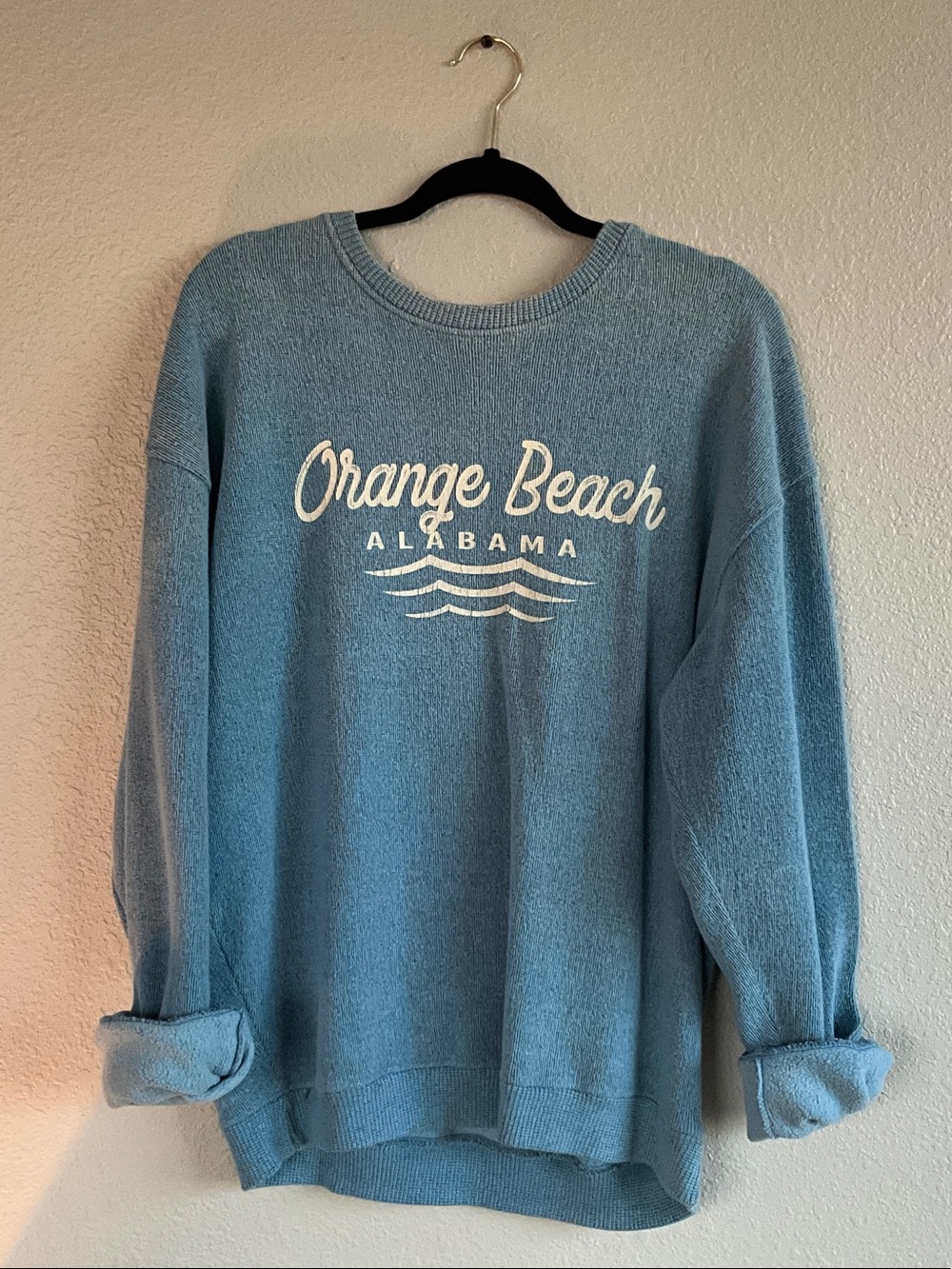 Crew neck in blue